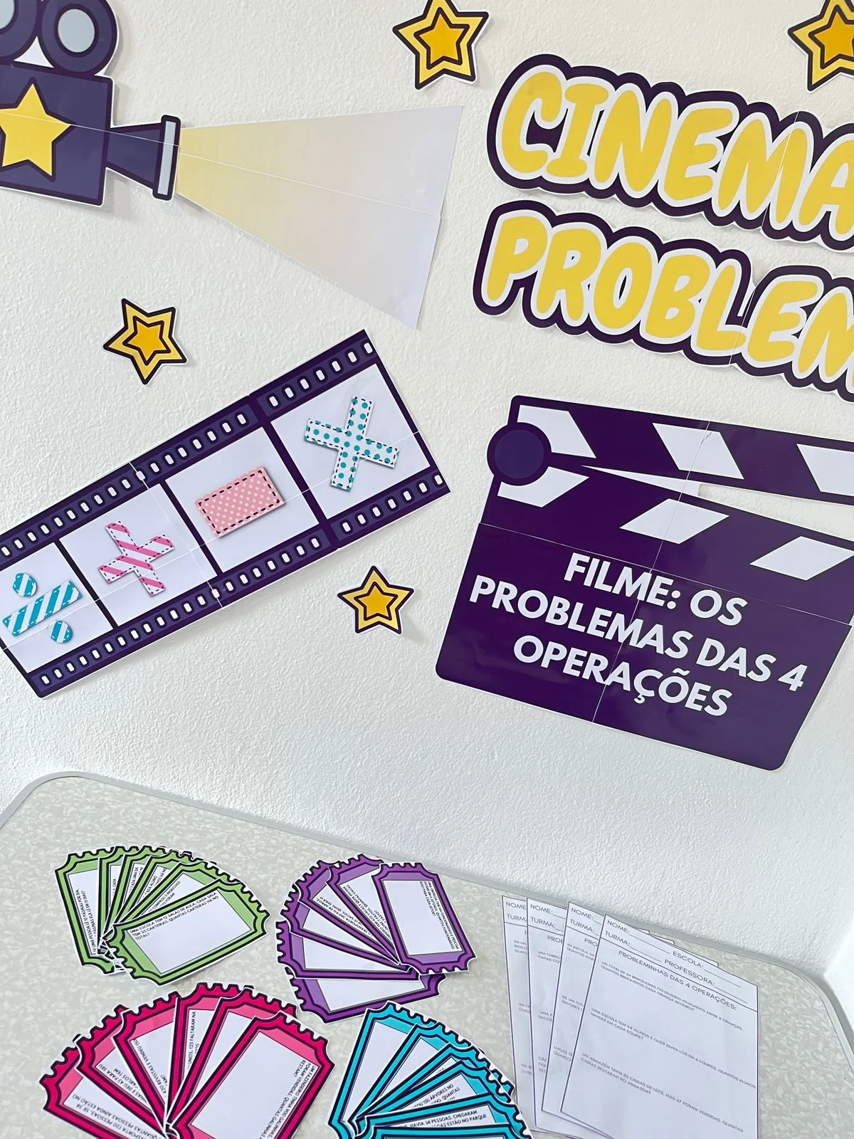 🎬✨ Cinema dos Probleminhas ✨ em PDF pronto para imprimir✨🎬 — amostra 5: ✨ Transforme a Matemática em uma Aventura… 🎬✨ Cinema dos Probleminhas ✨ em PDF pronto para imprimir✨🎬 — amostra 5: ✨ Transforme a Matemática em uma Aventura…