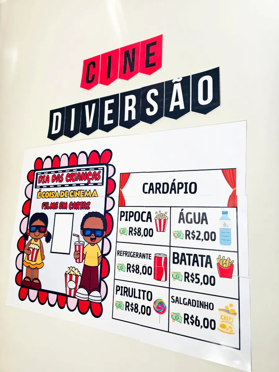 🍿 CINEMINHA DAS CRIANÇAS — DIVERSÃO GARANTIDA! 🎬 — amostra 3: 💖✨ Transforme um simples momento em uma experiência…