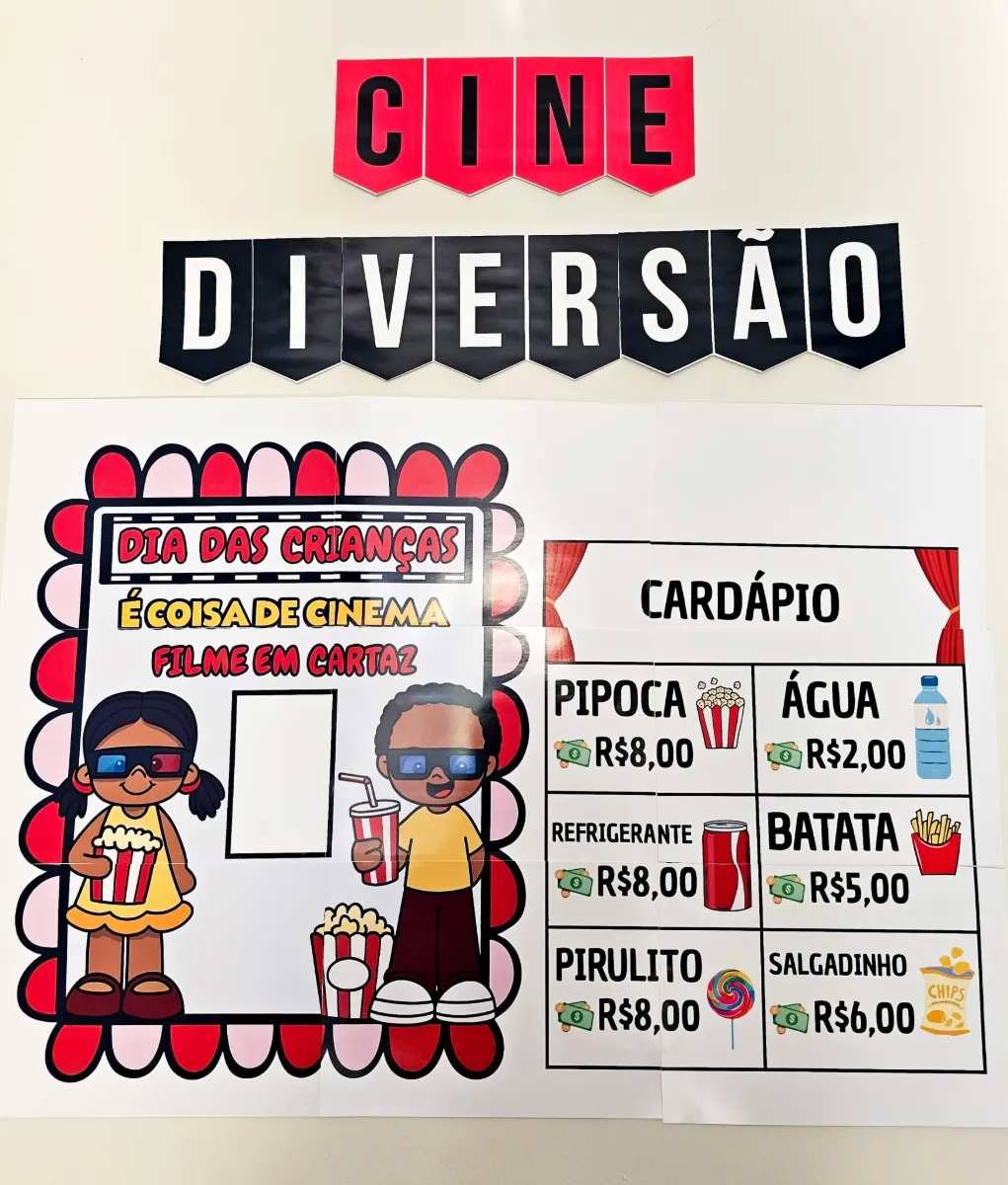 🍿 CINEMINHA DAS CRIANÇAS — DIVERSÃO GARANTIDA! 🎬 — amostra 4: 💖✨ Transforme um simples momento em uma experiência…