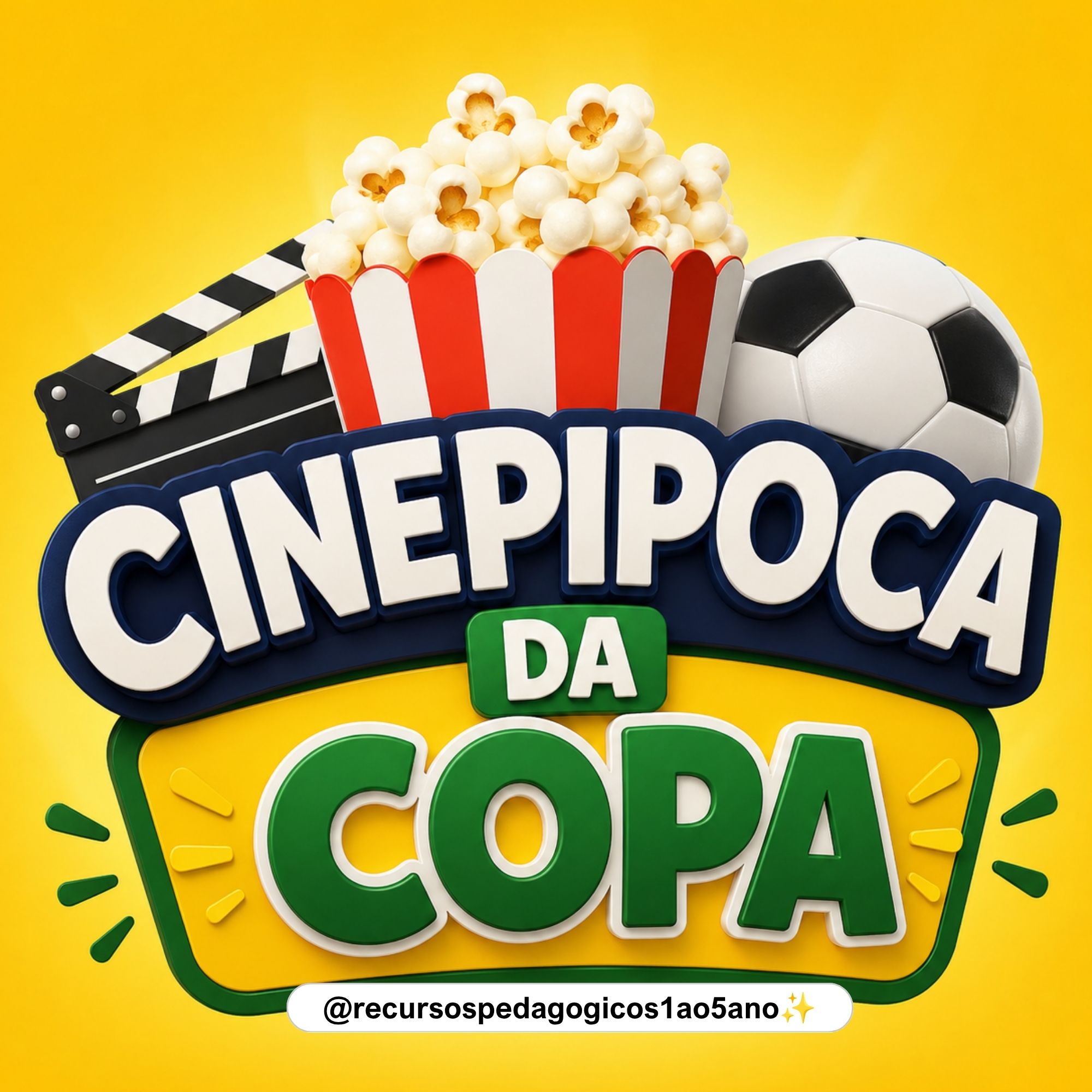 CINEPIPOCA DA COPA – Kit de leitura e alfabetização – PDF para Imprimir — Jogos pedagógicos para Educação Infantil:…