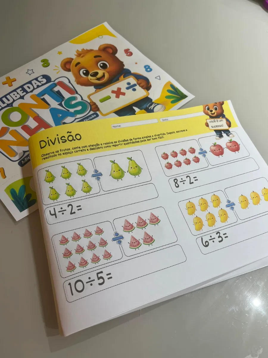 Clube das Continhas - Matemática 1° e 2° anos — amostra 3: Um material pensado para ajudar a criança a praticar adição,…