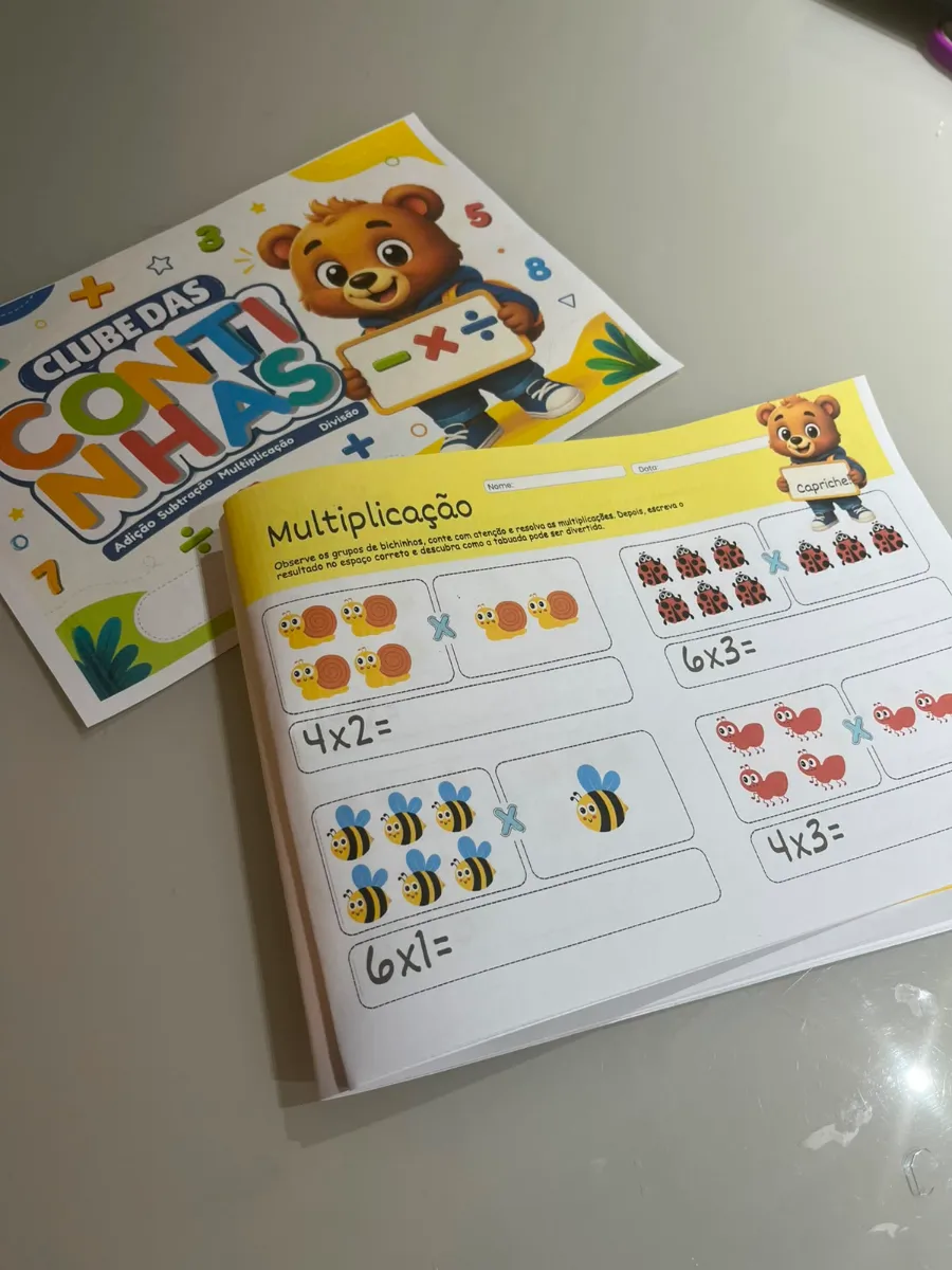 Clube das Continhas - Matemática 1° e 2° anos — amostra 4: Um material pensado para ajudar a criança a praticar adição,…