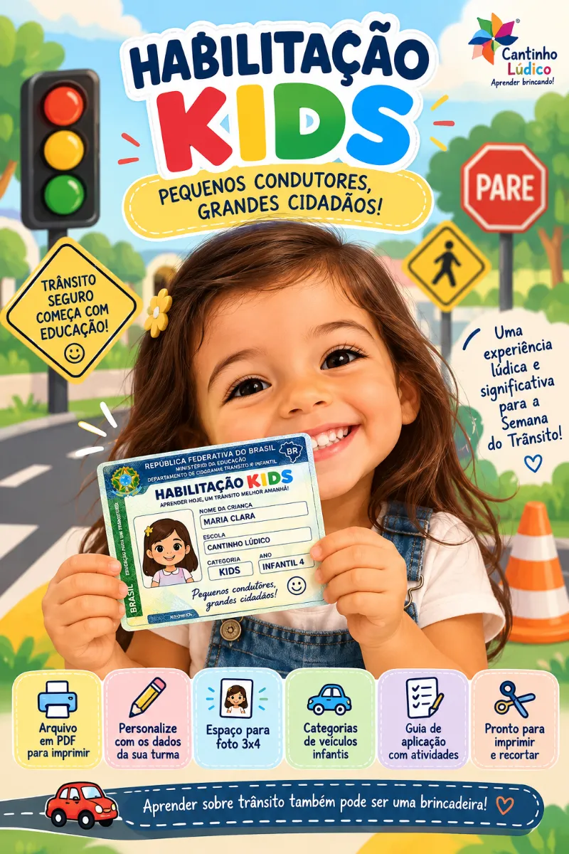 CNH KIDS /RECURSOS PEDAGÓGICO — Atividades para Educação Infantil: Que tal transformar a Semana do Trânsito em uma…