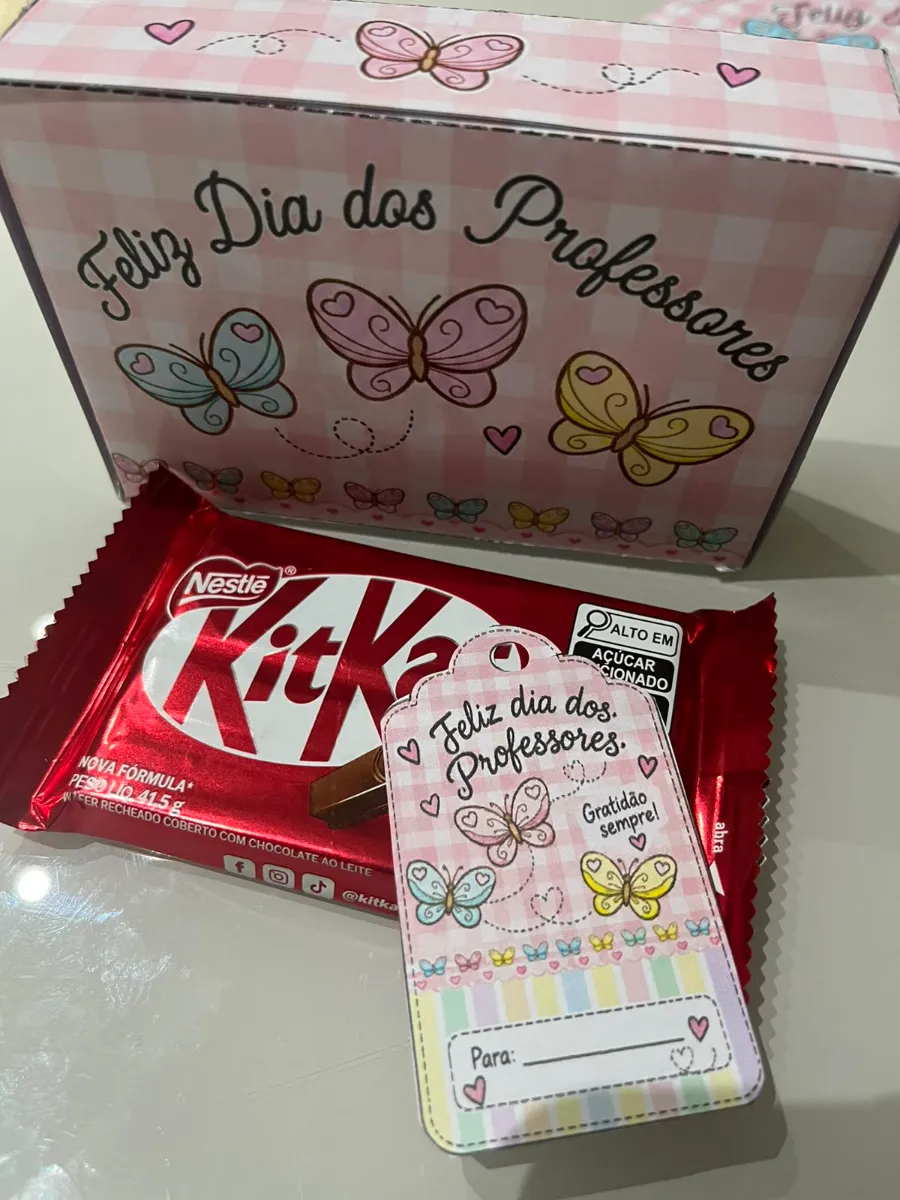 🎁🍫 COLEÇÃO MIMO DE PROFESSOR – DIA DOS PROFESSORES 🍫💕 — amostra 5: Uma lembrancinha delicada, criativa e cheia de…