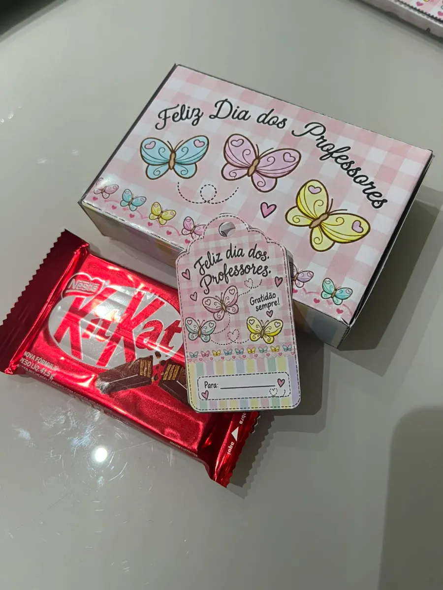 🎁🍫 COLEÇÃO MIMO DE PROFESSOR – DIA DOS PROFESSORES 🍫💕 — amostra 7: Uma lembrancinha delicada, criativa e cheia de…