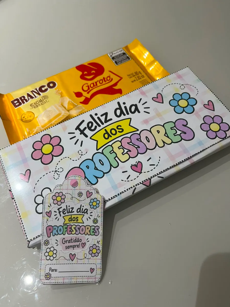 Coleção Mimo de Professor - ed. infantil e anos iniciais — amostra 5: Coleção Mimo de Professor 2 Caixinhas + Tag | Dia dos…