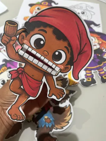 🎃 COLEÇÃO MONSTRINHOS ARTICULADOS- ed. infantil e anos iniciais — amostra 2: ARTICULADOS