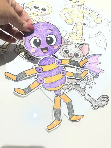 Coleção Monstrinhos Articulados Halloween — amostra 2: Professora, imagine seus alunos dando vida a aranhas, caveiras,… Coleção Monstrinhos Articulados Halloween — amostra 2: Professora, imagine seus alunos dando vida a aranhas, caveiras,…