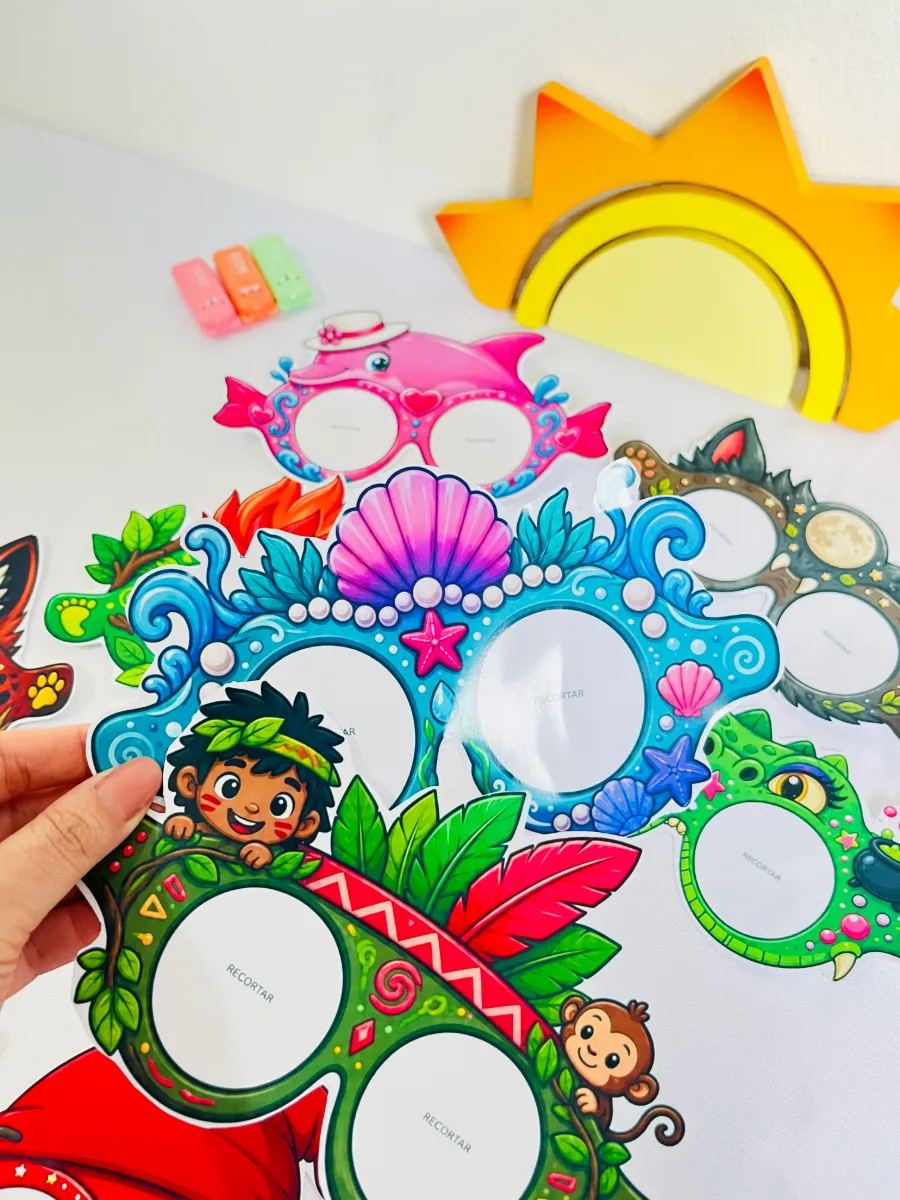 Coleção Óculos do Folclore Brasileiro - Recurso Pedagógico — amostra 4: Uma atividade divertida, colorida e perfeita para…