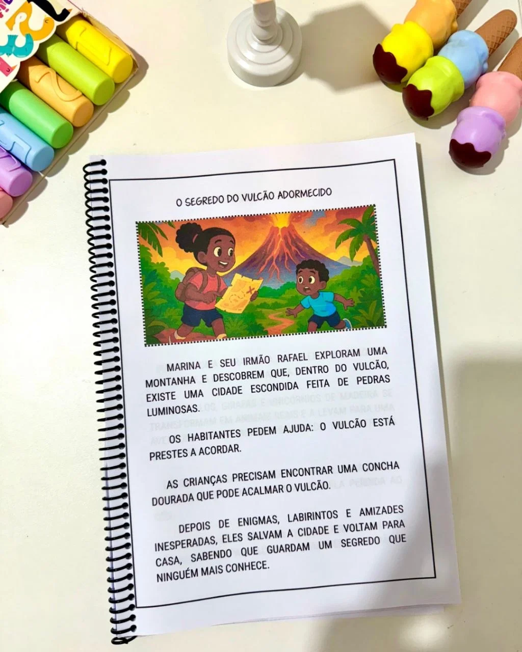 Coletânea 90 Aventuras Secretas – Histórias para Alfabetização | Treino de Leitura PDF — amostra 1: A Coletânea As 90…