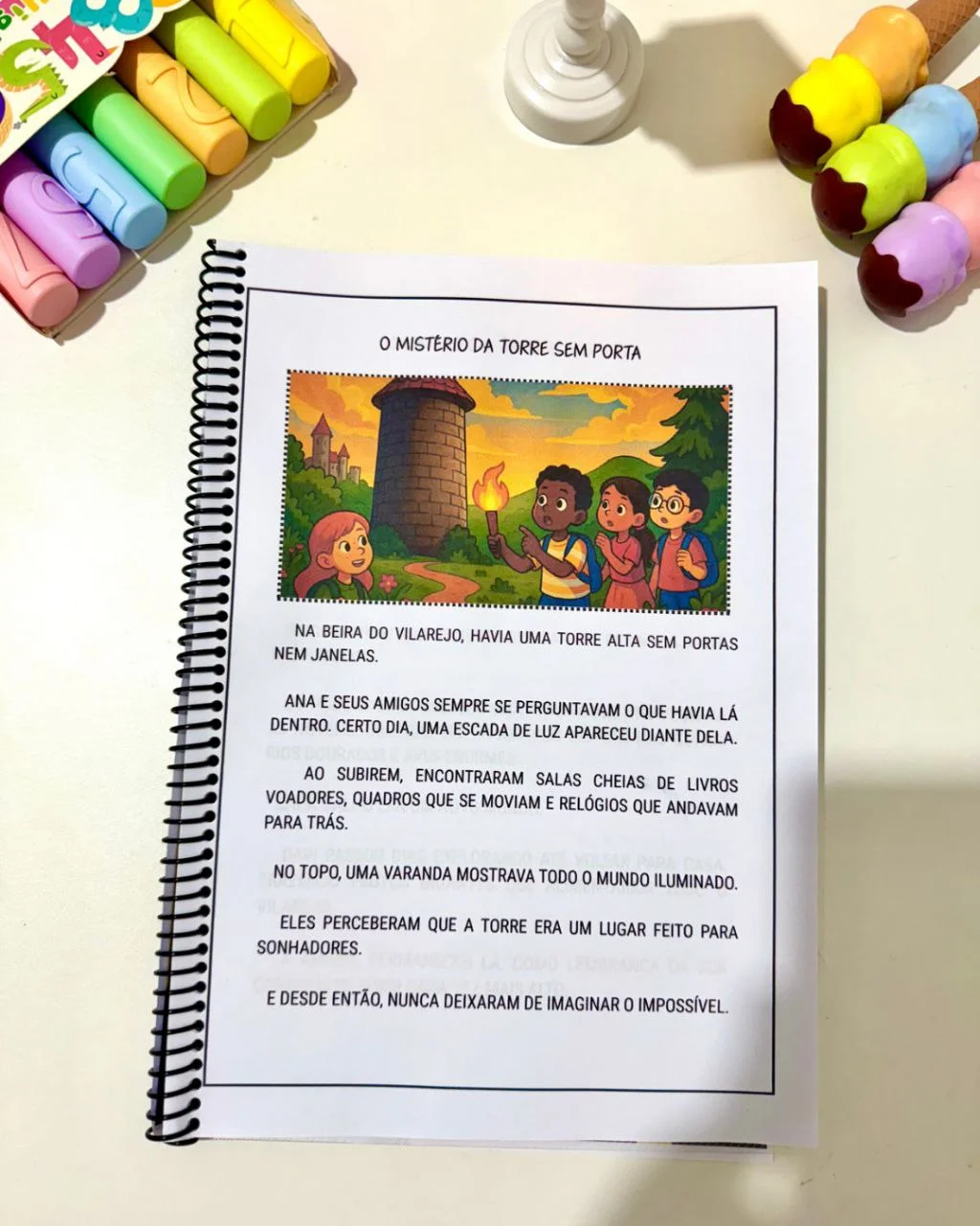 Coletânea 90 Aventuras Secretas – Histórias para Alfabetização | Treino de Leitura PDF — amostra 6: A Coletânea As 90…