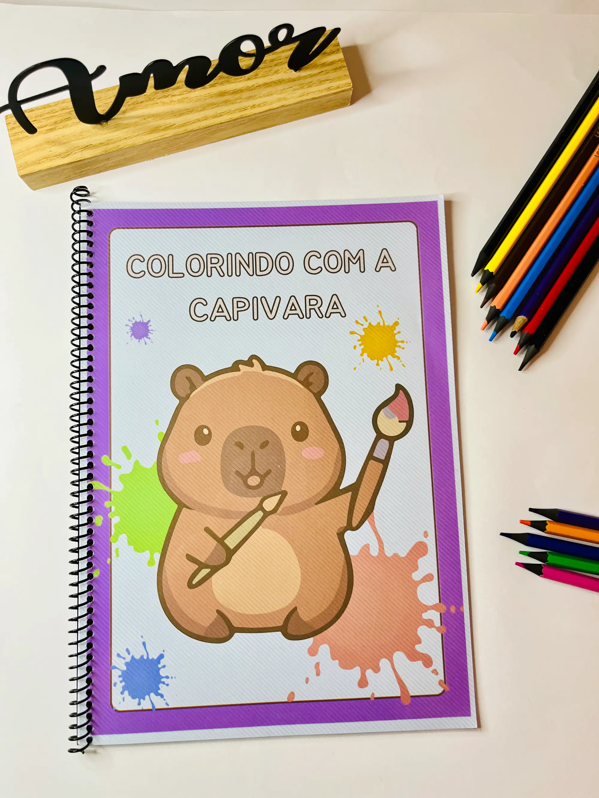 COLORINDO COM A CAPIVARA –INFANTIL E ANOS INICIAIS🌈✨ — Alfabetização para Educação Infantil: A apostila Colorindo com a…