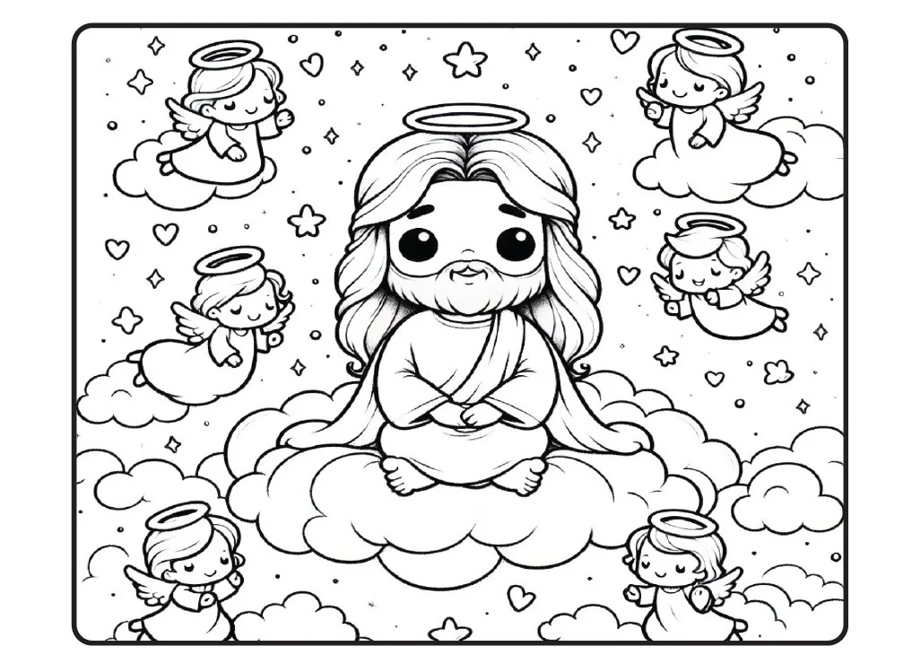 COLORINDO COM JESUS – BÍBLICO- ARTES LÚDICAS — amostra 1: Que tal unir diversão, criatividade e momentos de fé em uma…