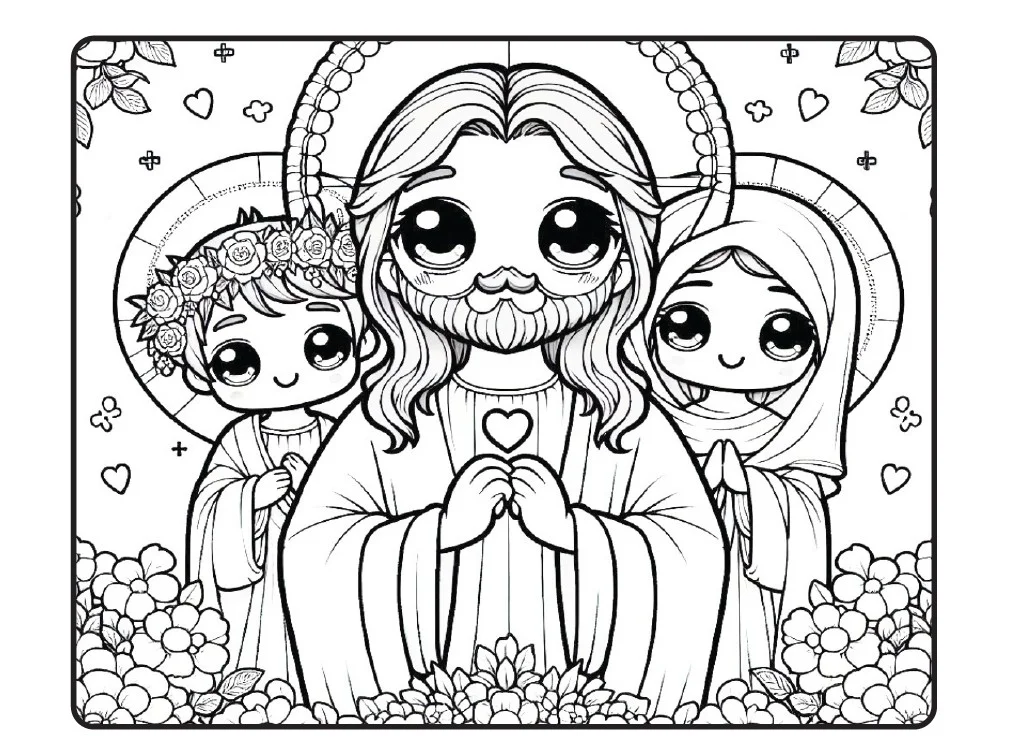 COLORINDO COM JESUS – BÍBLICO- ARTES LÚDICAS — amostra 2: Que tal unir diversão, criatividade e momentos de fé em uma…