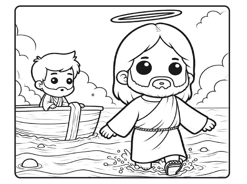 COLORINDO COM JESUS – BÍBLICO- ARTES LÚDICAS — amostra 3: Que tal unir diversão, criatividade e momentos de fé em uma…