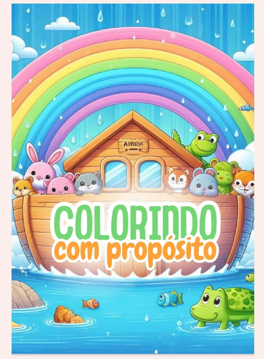 Colorindo com Propósito - Atividades Bíblicas para colorir 4 a 10 anos — História para Todas as séries: ❤️Mais que colorir,…