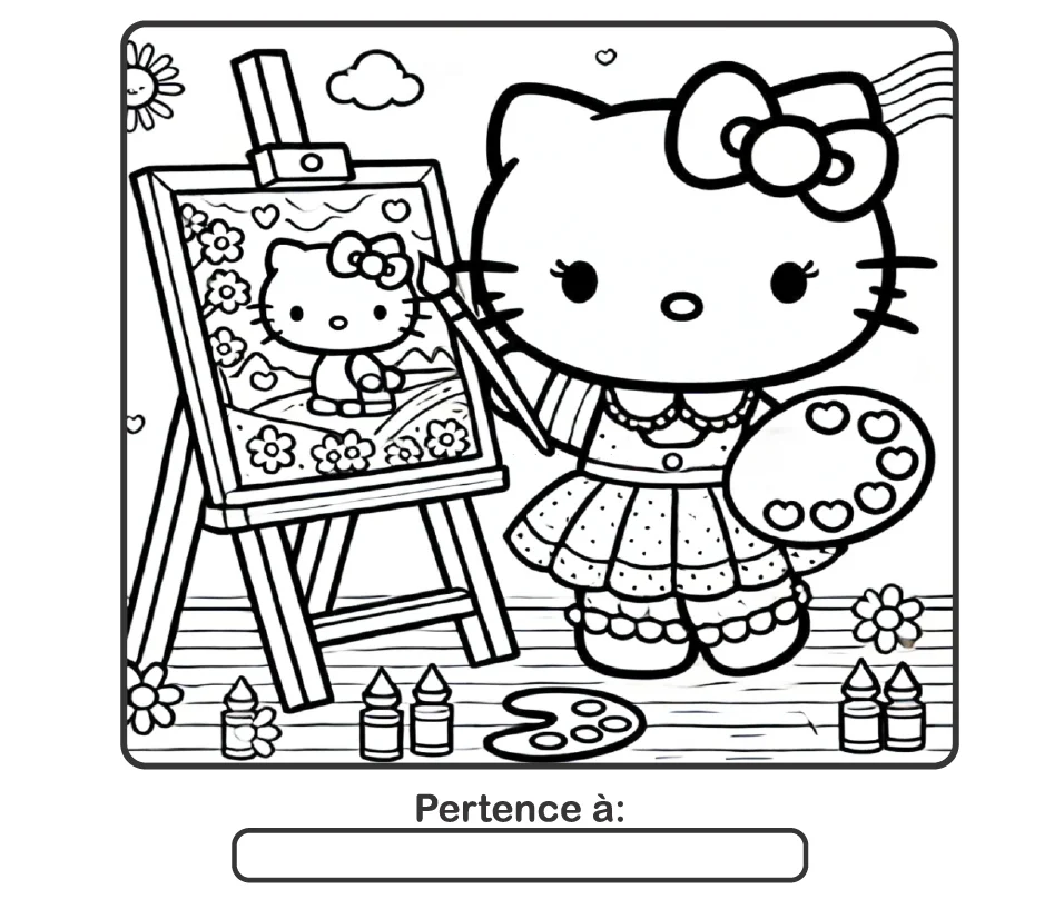 🎀✨ COLORINDO HELLO KITTY — DIVERSÃO E CRIATIVIDADE EM CADA PÁGINA! — amostra 1: 🎨 Perfeito para proporcionar momentos de…