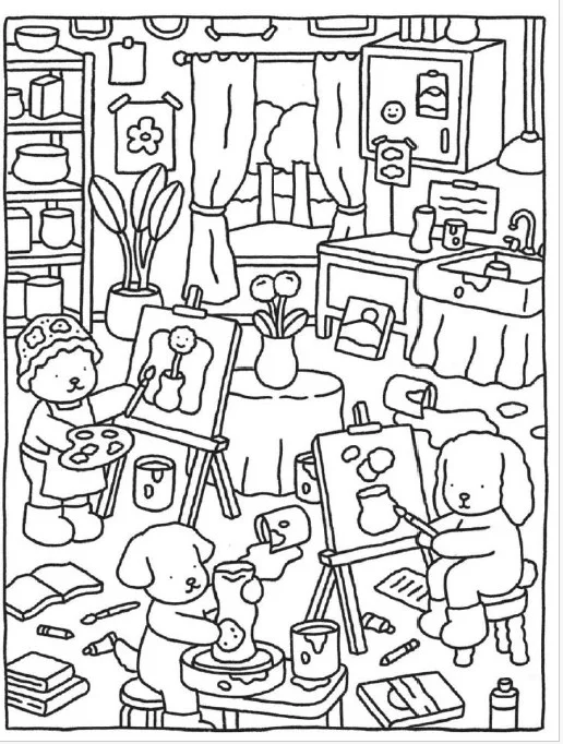 🖍️💖 COLORIR BOOBIE GOODS - BOOBIE GOODS CRIATIVO — amostra 3: Que tal transformar o momento de colorir em uma experiência…