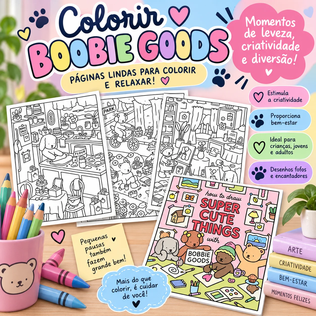 🖍️💖 COLORIR BOOBIE GOODS - BOOBIE GOODS CRIATIVO — capa do material