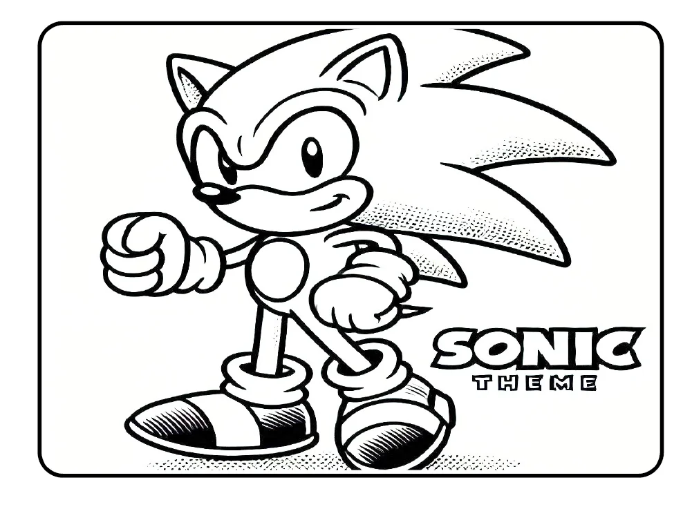 COLORIR COM SONIC - 💙⚡ VELOCIDADE, AVENTURA E MUITA COR! — amostra 3: Com o Colorindo com o Sonic , a diversão está…