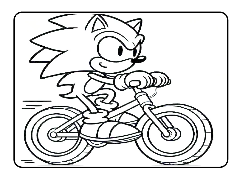 COLORIR COM SONIC - 💙⚡ VELOCIDADE, AVENTURA E MUITA COR! — amostra 4: Com o Colorindo com o Sonic , a diversão está…