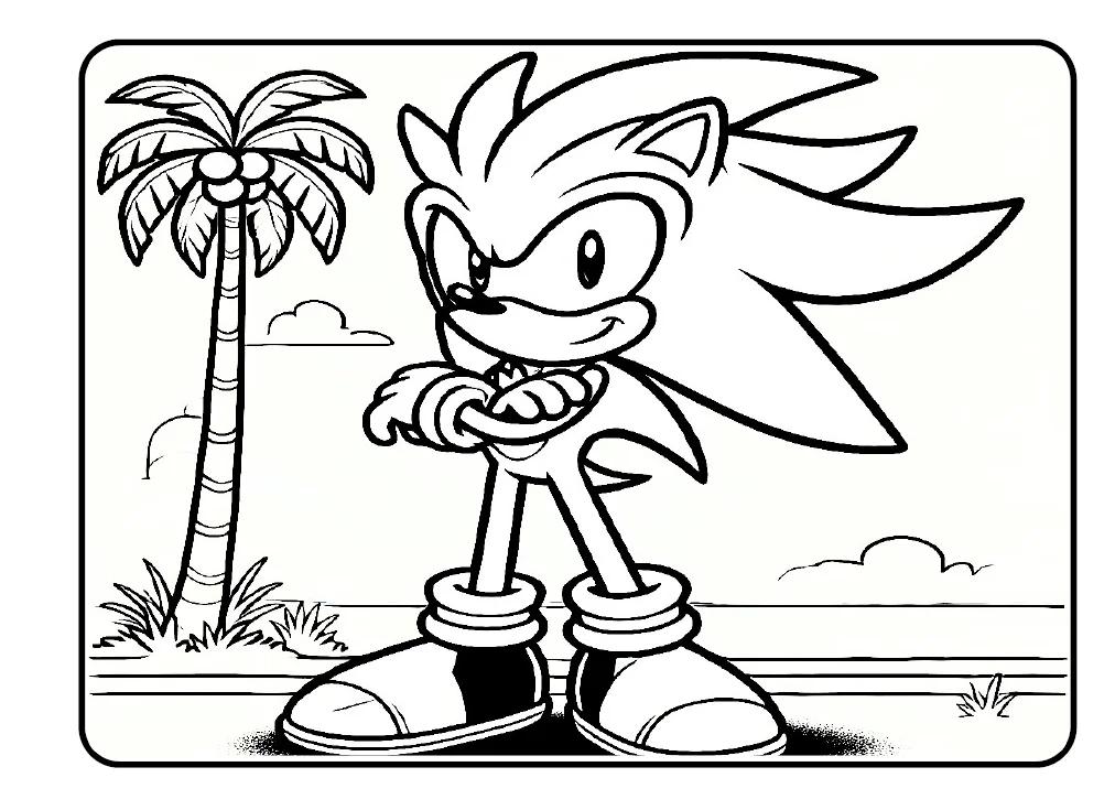 COLORIR COM SONIC - 💙⚡ VELOCIDADE, AVENTURA E MUITA COR! — amostra 5: Com o Colorindo com o Sonic , a diversão está…