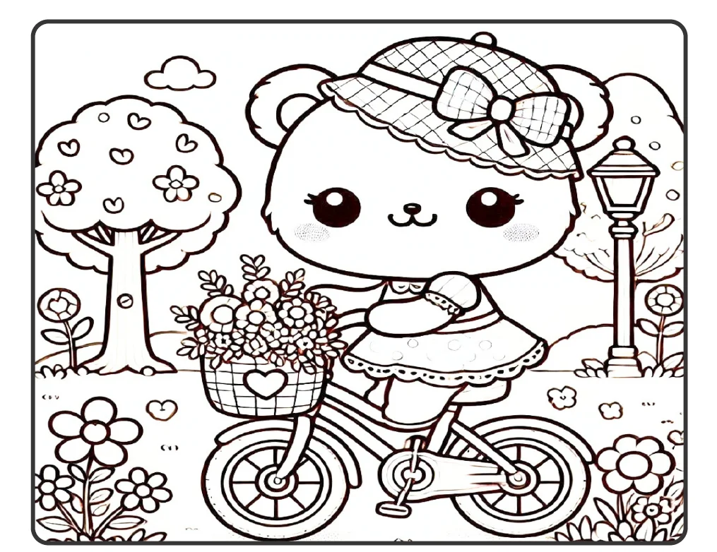 COLORIR COM URSINHOS - MUITA FOFURA E CRIATIVIDADE EM CADA PÁGINA! — amostra 1: O Colorindo com Ursinhos Fofos é perfeito…
