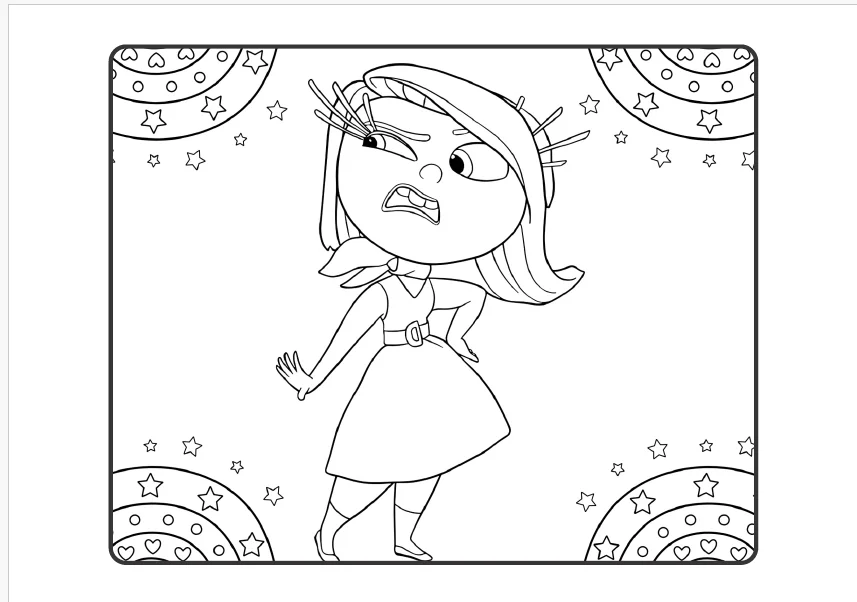 COLORIR DIVERTIDA MENTE - ARTES ATIVIDADE LUDICA — amostra 2: O Colorir Divertida Mente traz desenhos inspirados nos…
