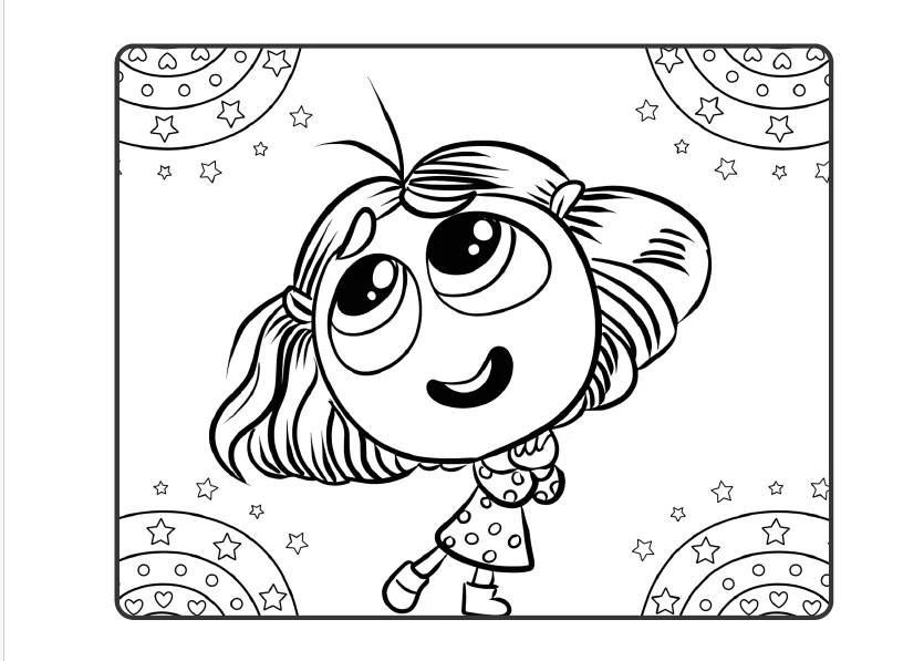 COLORIR DIVERTIDA MENTE - ARTES ATIVIDADE LUDICA — amostra 3: O Colorir Divertida Mente traz desenhos inspirados nos…
