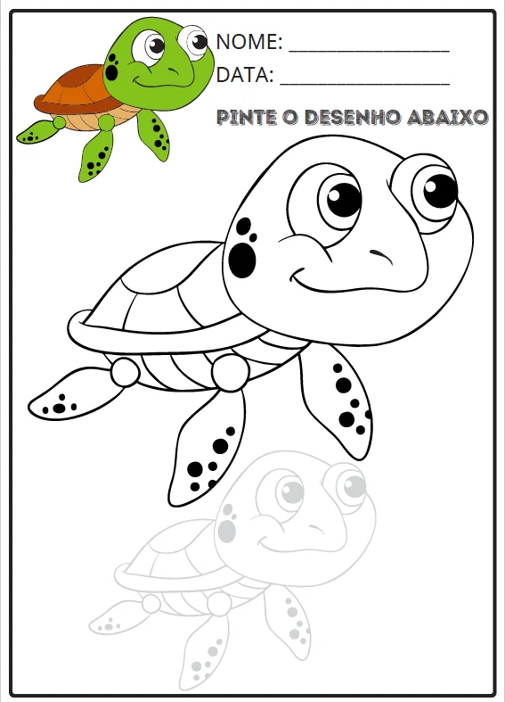 COLORIR MEIOS DE TRANSPORTE E ANIMAIS - ARTES — amostra 4: Atividades divertidas para a criança observar, reproduzir as…