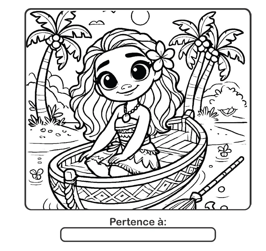COLORIR MOANA - ATIVIDADE DE ARTE LÚDICA — amostra 1: O Livro de Colorir – Moana traz desenhos encantadores inspirados em…