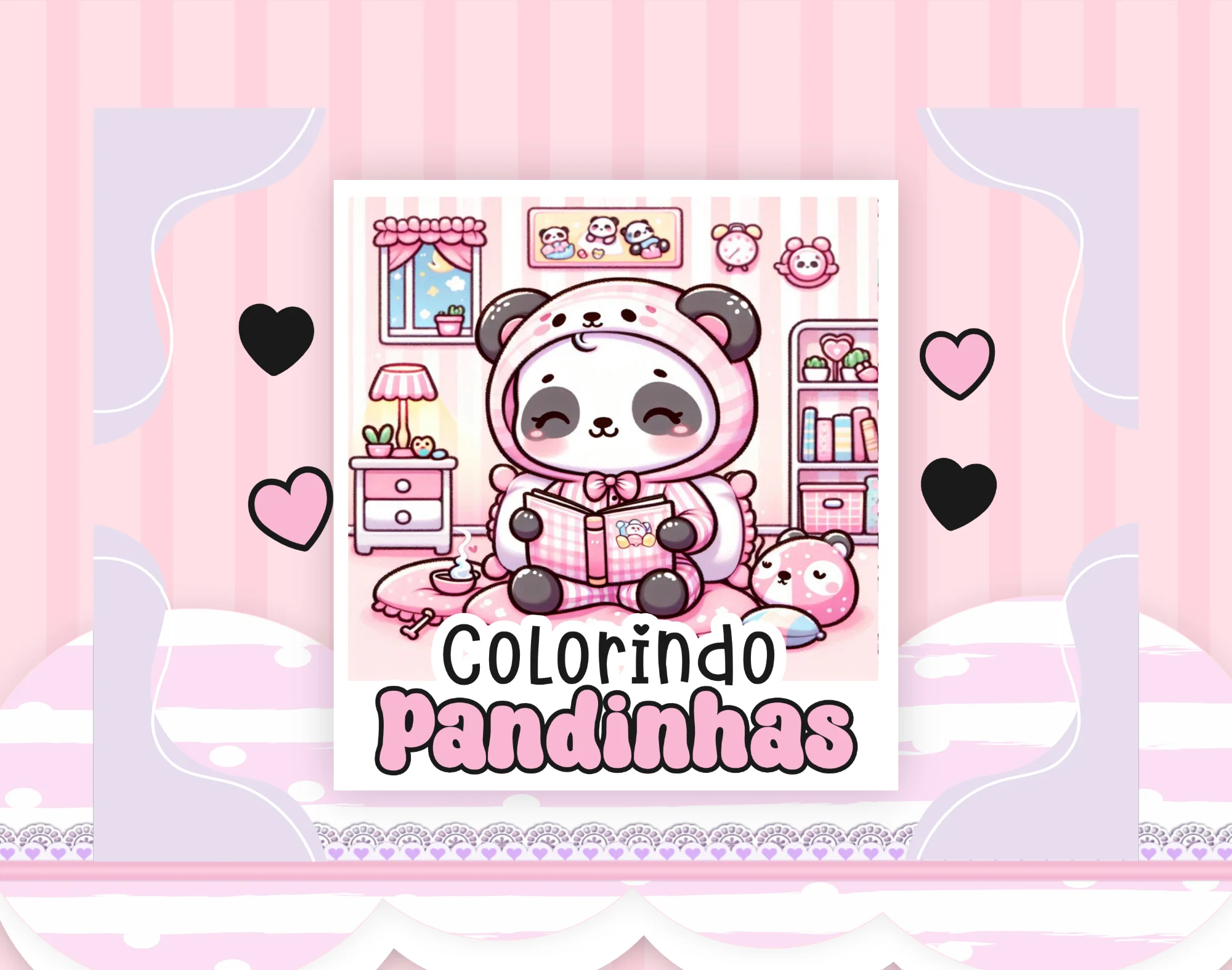COLORIR PANDA🐼💕 UM LIVRO DE COLORIR CHEIO DE FOFURA! — Alfabetização para Educação Infantil: O Colorindo Pandinhas é…