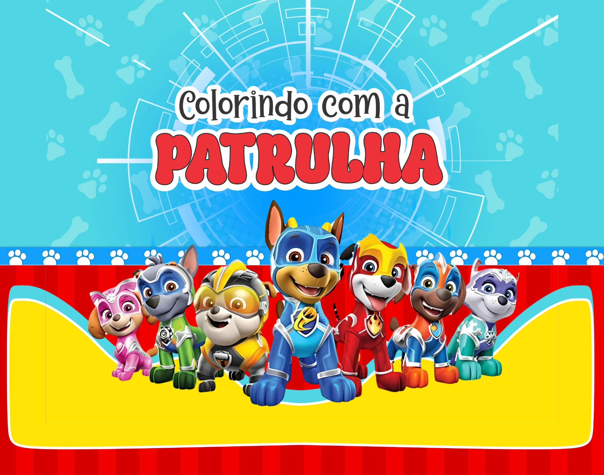 COLORIR PATRULHA CANINA - ARTES ATIVIDADE LUDICA — capa do material