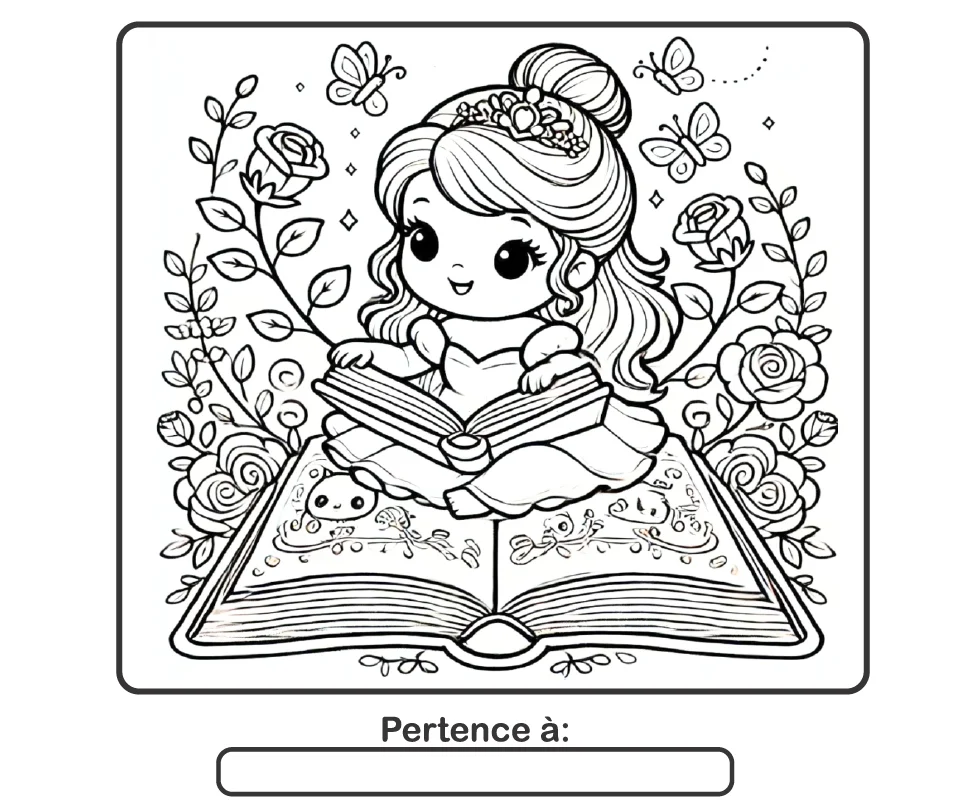 COLORIR PRINCESAS - 👑✨ UM MUNDO ENCANTADO DE CORES — amostra 1: Com o Colorindo as Princesas , cada página vira um convite…