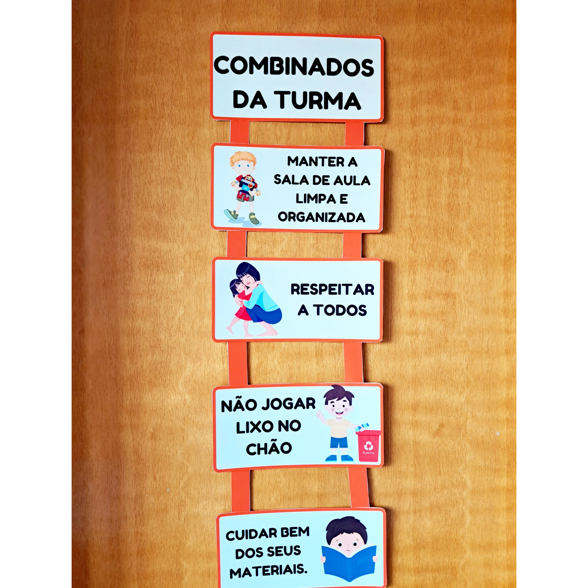 COMBINADOS DA SALA - EDUCAÇÃO INFANTIL E FUNDAMENTAL ANOS INICIAIS — amostra 2: O material COMBINADOS DA SALA ajuda a…