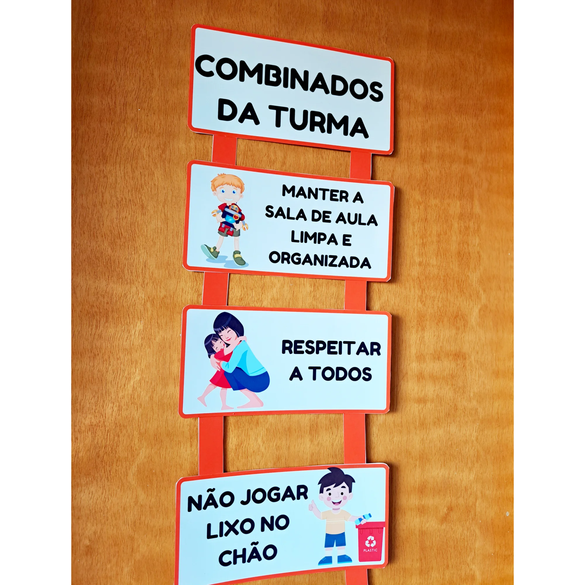 COMBINADOS DA SALA - EDUCAÇÃO INFANTIL E FUNDAMENTAL ANOS INICIAIS — amostra 4: O material COMBINADOS DA SALA ajuda a…