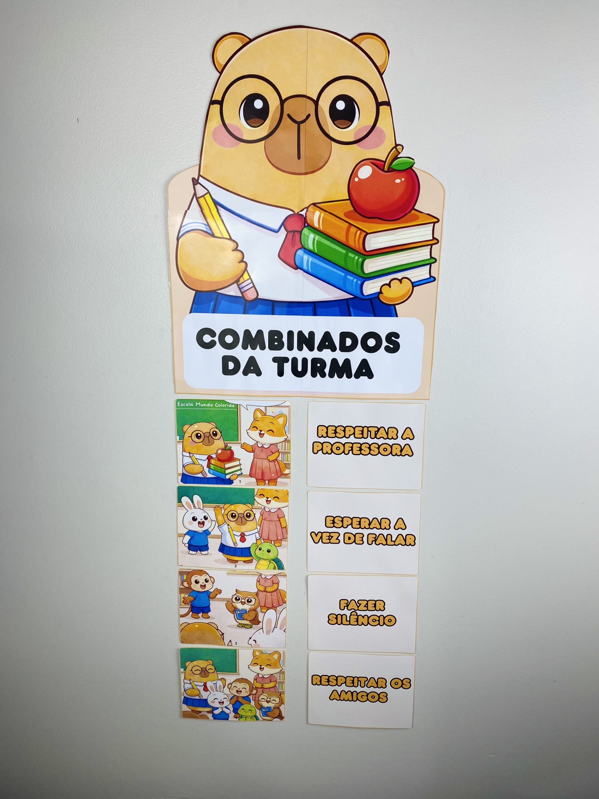 Combinados da turma painel decorativo | Educação Infantil — capa do material