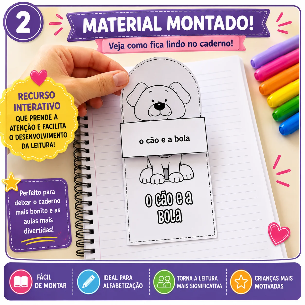 Combo 100 Textos para Leitura – Alfabetização e Fluência Leitora — amostra 2: Combo com 100 textos para desenvolver…