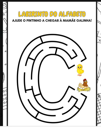 COMBO ALFABETO – Atividades Pedagógicas Lúdicas em PDF — amostra 1: O que vem no pacote?