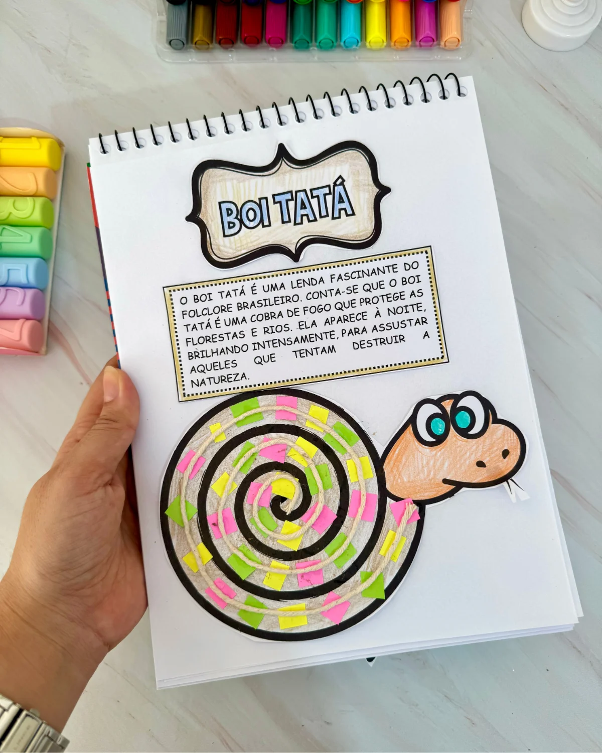 Combo Atividades - Artes Tema Folclore | Educação Infantil — amostra 4: O arquivo contendo 5 modelos de Atividades de Artes…