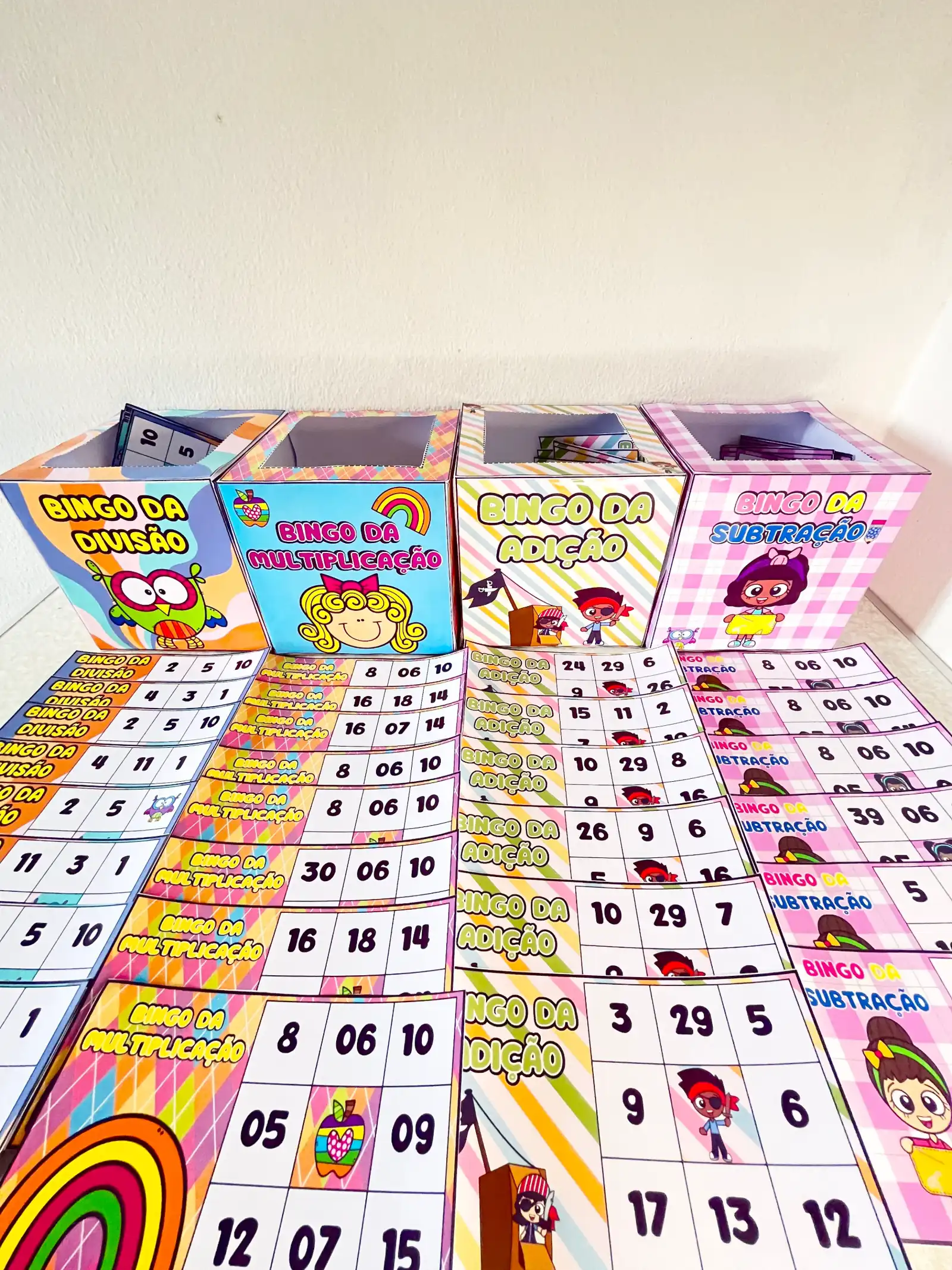 Combo Bingo das 4 Operações – 4º e 5º Ano | Matemática — amostra 3: Combo Bingo das 4 Operações para praticar adição,…