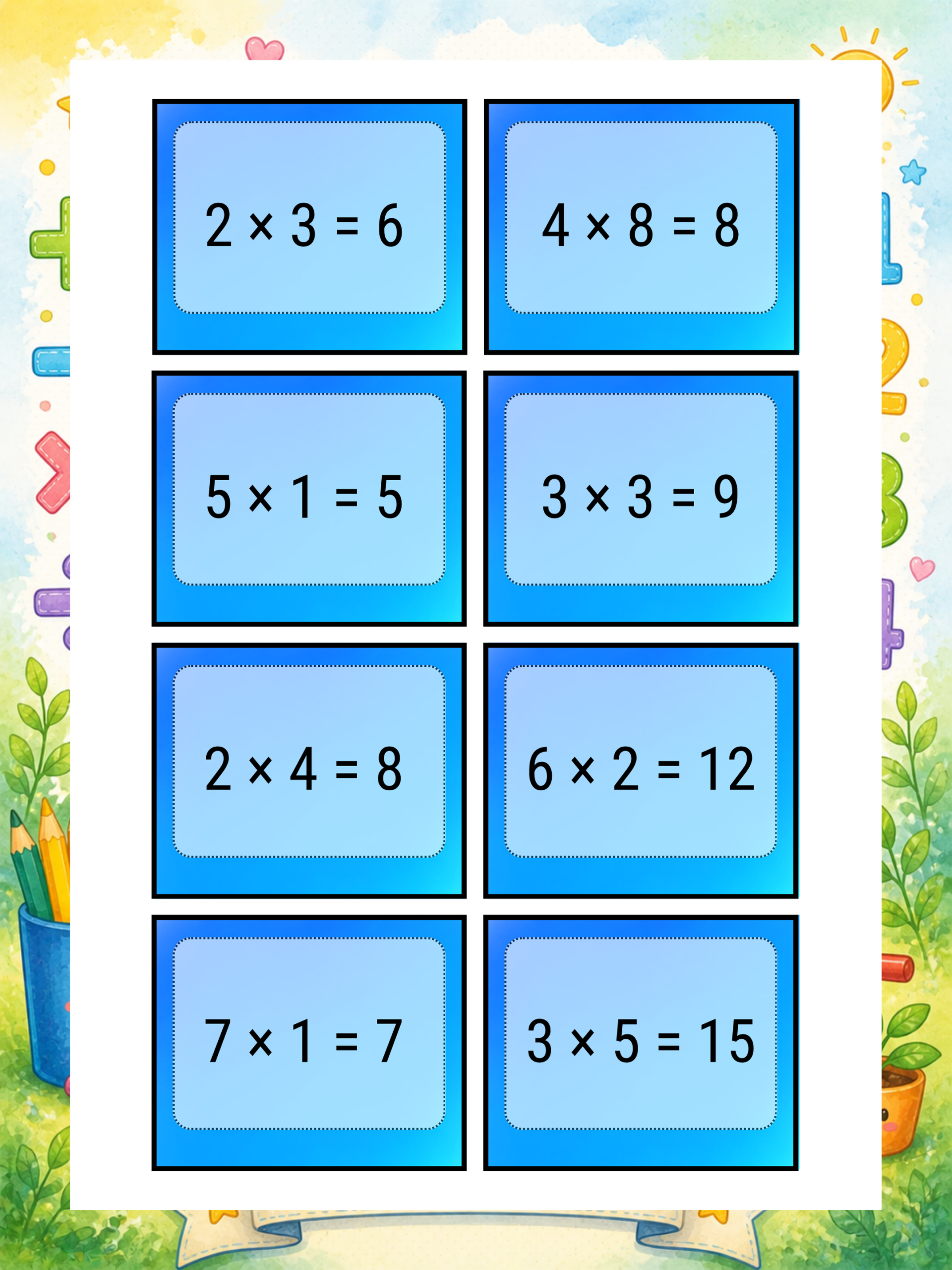 Combo Bingo das 4 operações Matemáticas – PDF para Imprimir | 5º ano — amostra 2: 🧮 Combo Bingo das 4 Operações: jogos de…