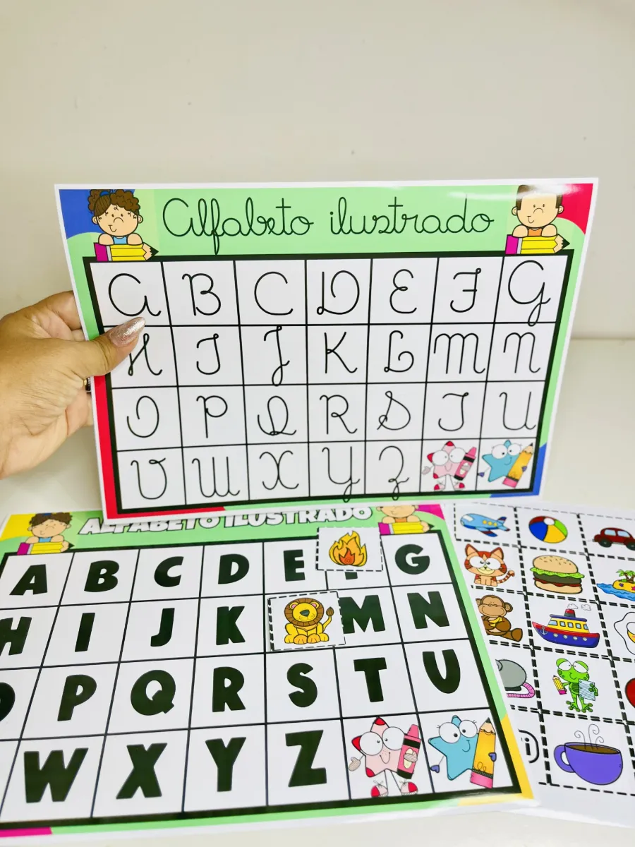 Combo Completo de Alfabetização – 12 materias — amostra 2: Combo Alfabetização com 12 materiais em PDF para trabalhar…