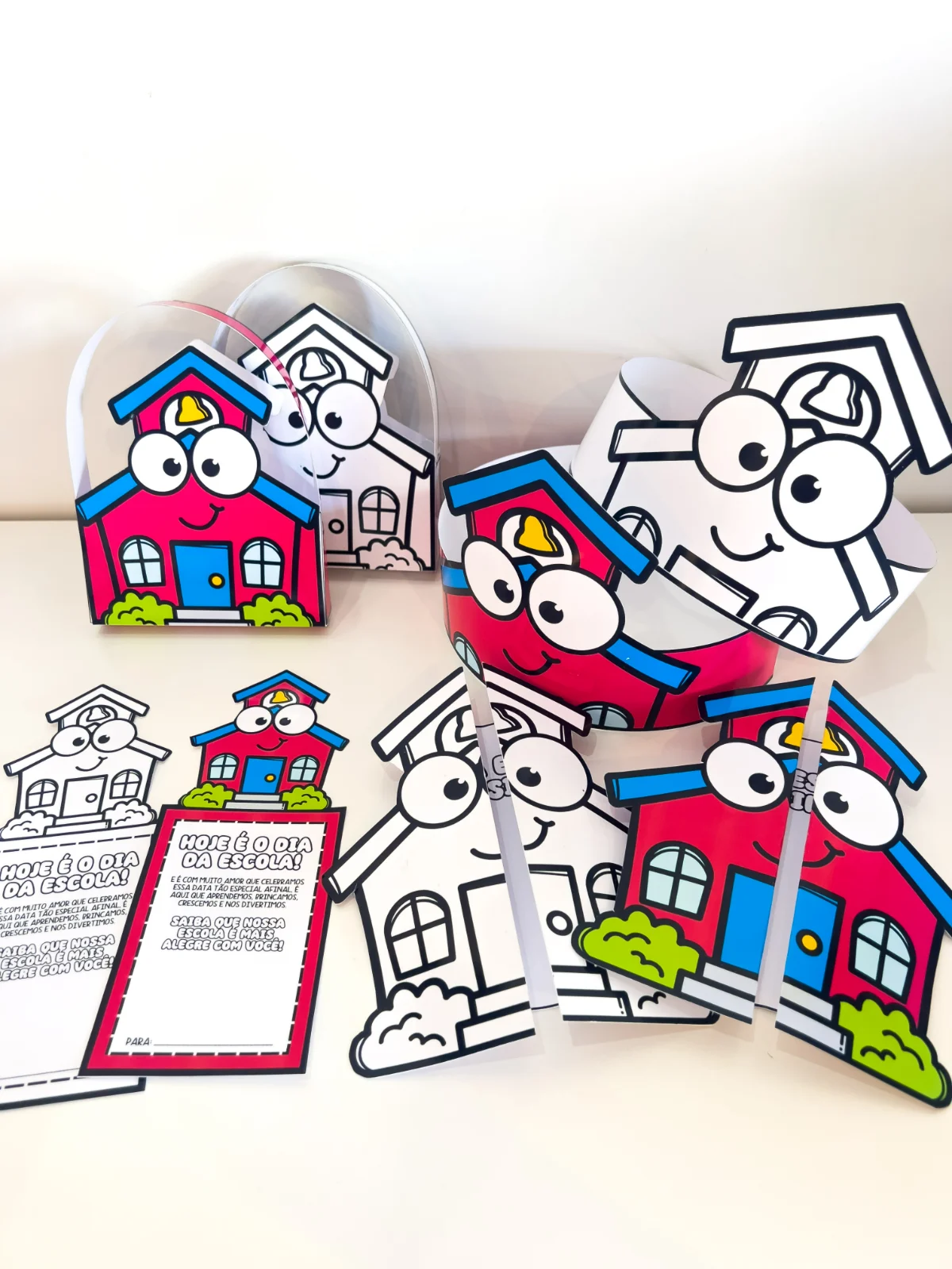 Combo Completo Dia da escola – Material Pedagógico — amostra 6: Este é um combo super completo de lembrancinhas para o dia…