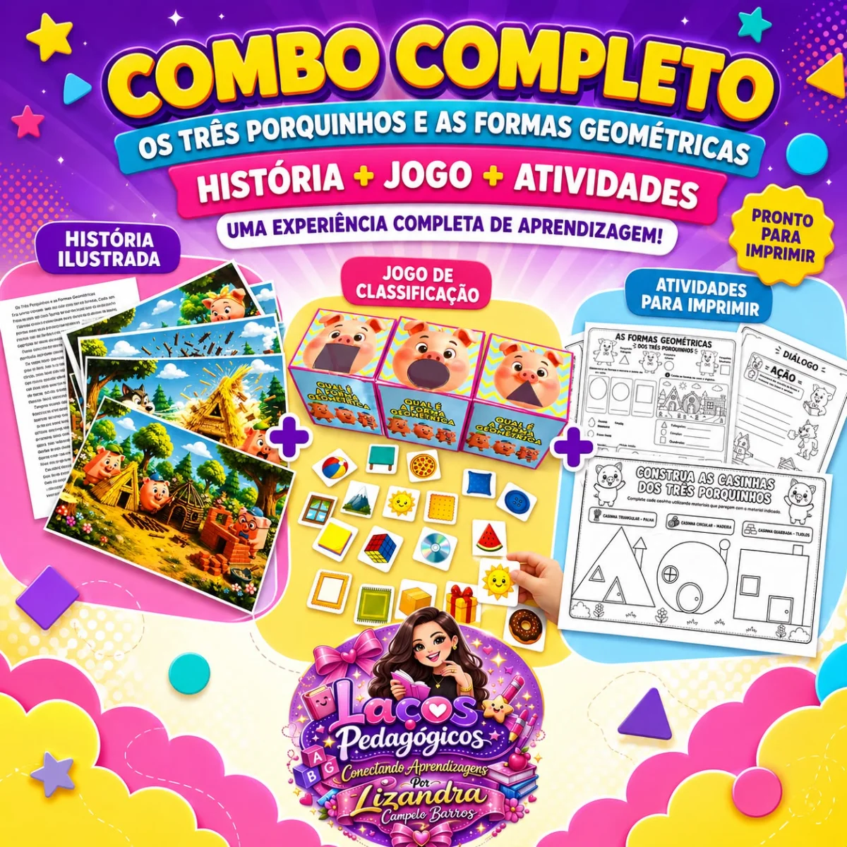 🐷📚✨ COMBO COMPLETO — OS TRÊS PORQUINHOS E AS FORMAS GEOMÉTRICAS! — amostra 1: 🐷📚✨ COMBO COMPLETO — OS TRÊS PORQUINHOS E… 🐷📚✨ COMBO COMPLETO — OS TRÊS PORQUINHOS E AS FORMAS GEOMÉTRICAS! — amostra 1: 🐷📚✨ COMBO COMPLETO — OS TRÊS PORQUINHOS E…