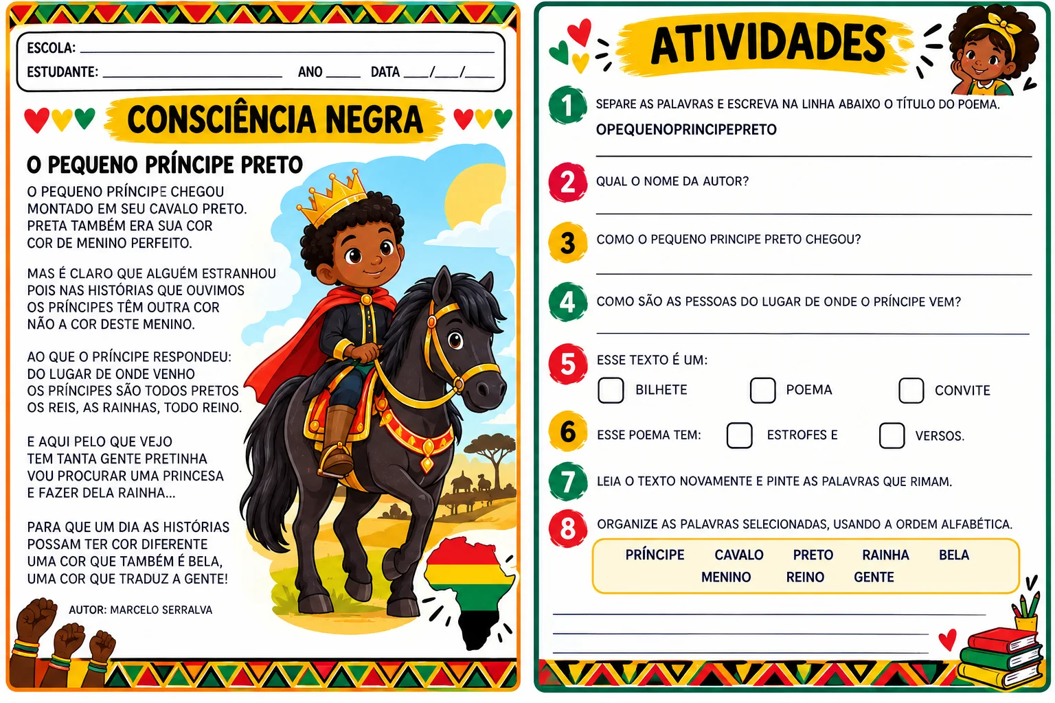 COMBO CONSCIÊNCIA NEGRA: HISTÓRIA, IDENTIDADE, RESPEITO E APRENDIZAGEM — amostra 4: Consciência Negra no Ciclo de…