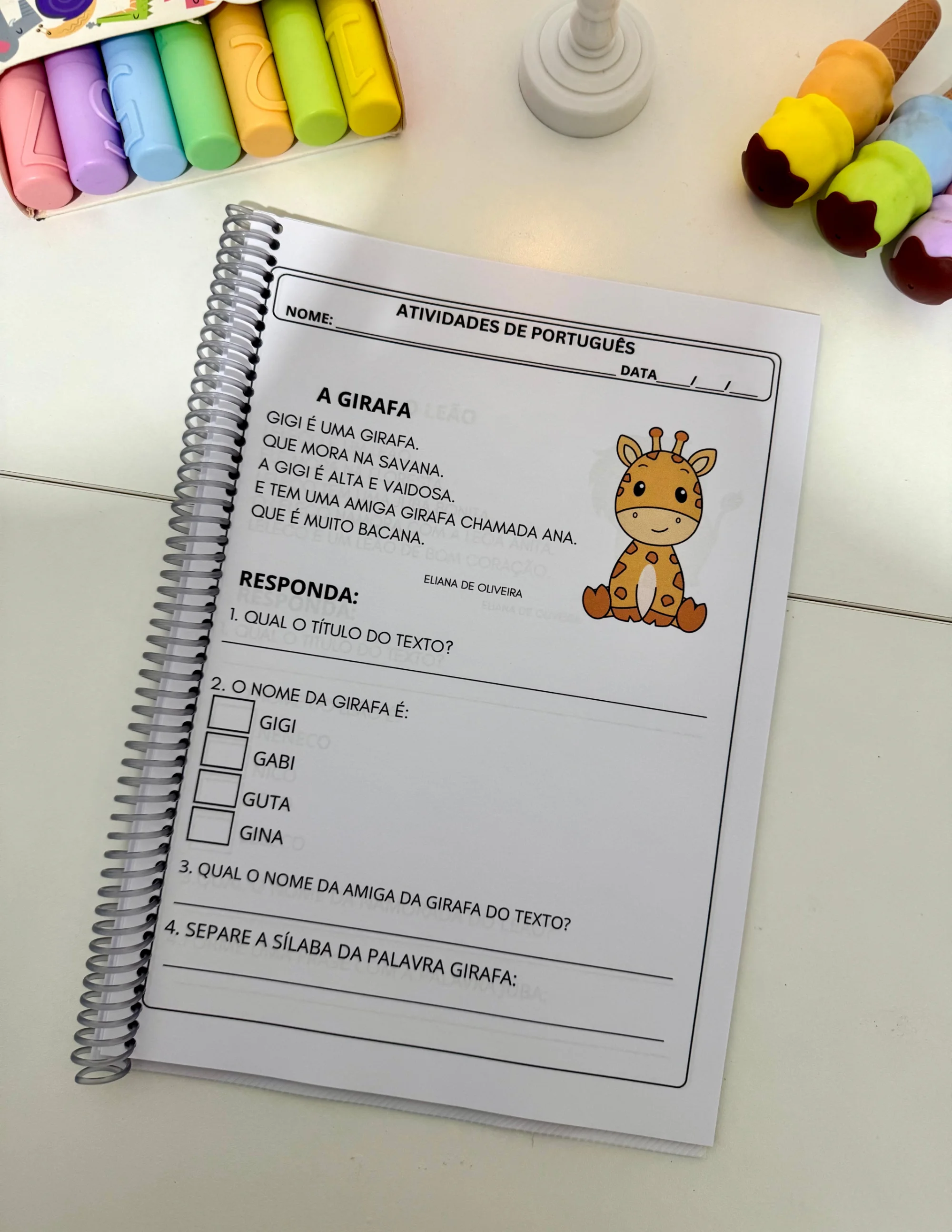 Combo de Apostilas de Interpretação crianças em fase de Alfabetização. — amostra 5: Combo de Apostilas de Interpretação de…