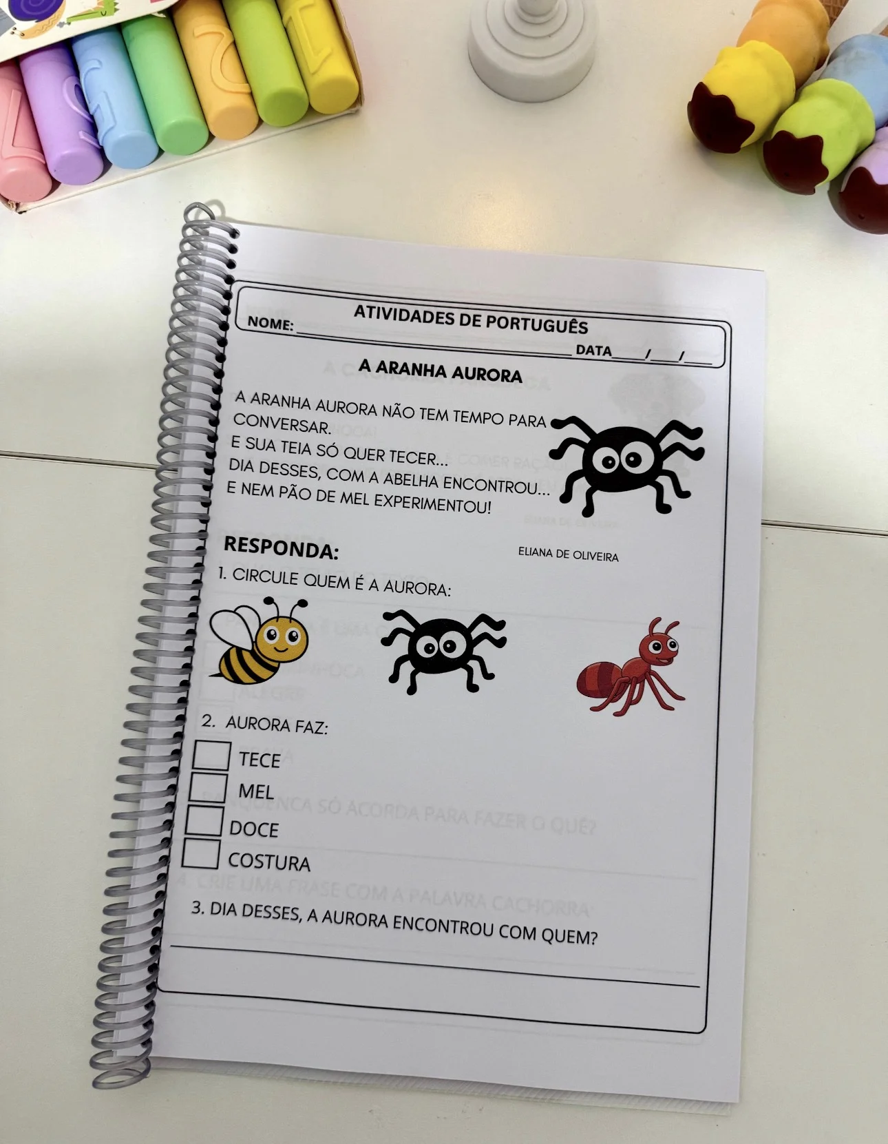 Combo de Apostilas de interpretação de textos curtos — amostra 2: Combo de Apostilas de Interpretação de Pequenos Textos…