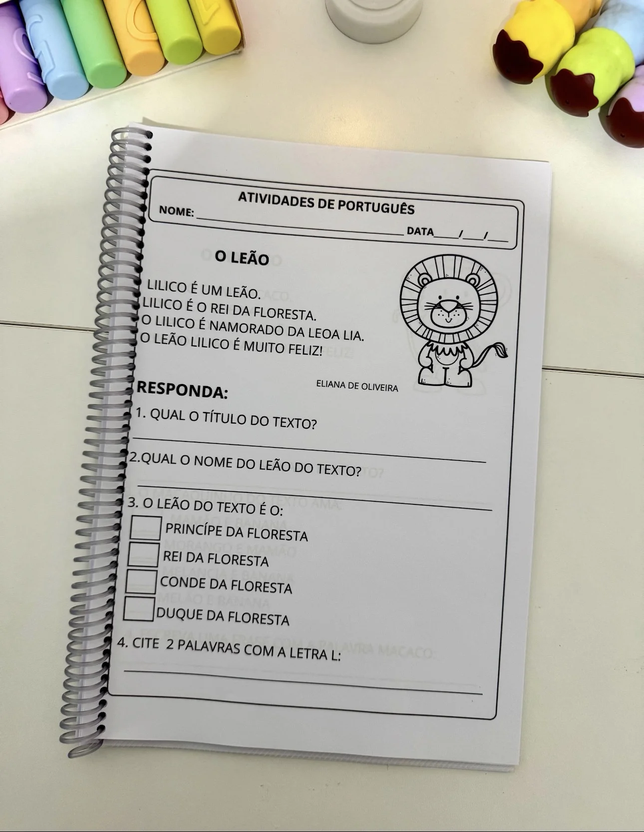 Combo de Apostilas de interpretação de textos curtos — amostra 3: Combo de Apostilas de Interpretação de Pequenos Textos…