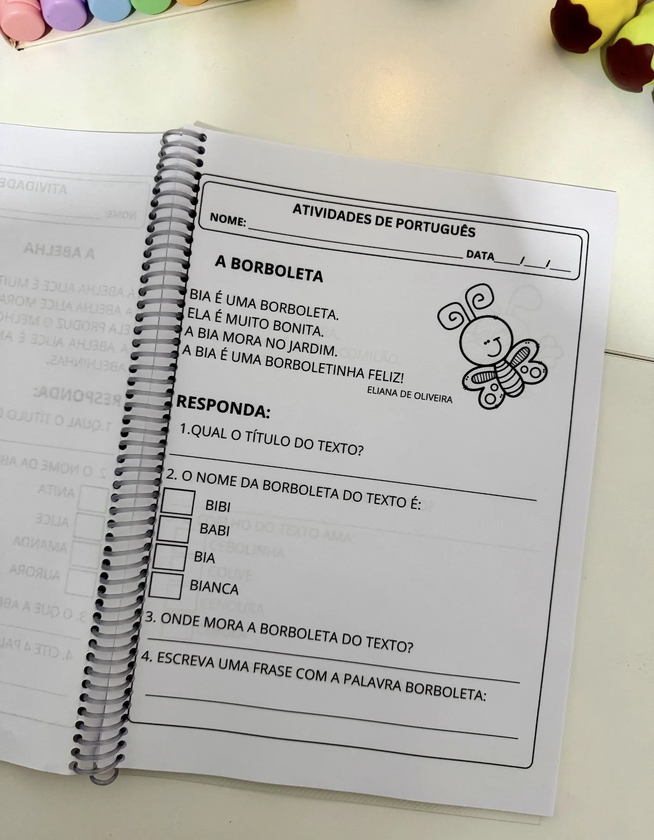 Combo de Apostilas de interpretação de textos curtos — amostra 5: Combo de Apostilas de Interpretação de Pequenos Textos…